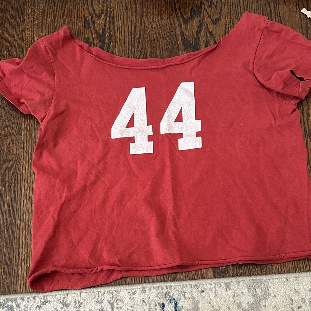 Brandy Melville Red Cotton Top